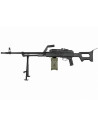 A&K AEG PKM polymer stock - Black