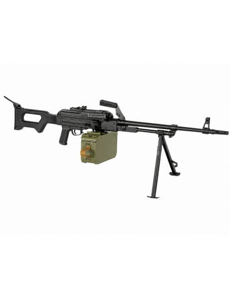 A&K AEG PKM polymer stock - Black