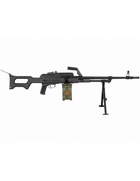 A&K AEG PKM polymer stock - Black