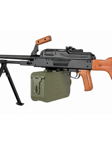 A&K AEG PKM with real-wood stock