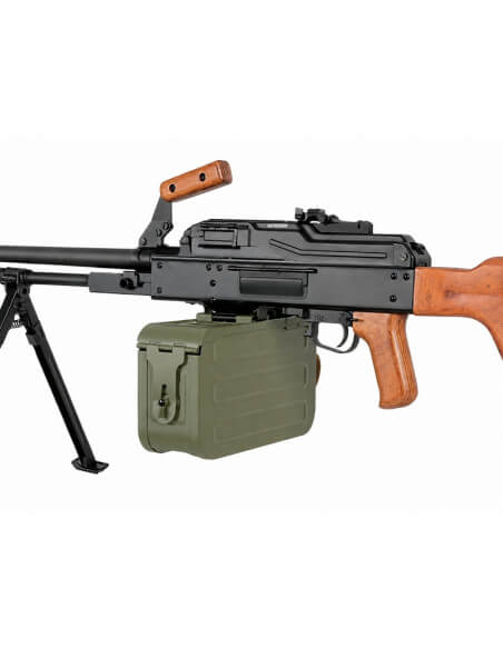 A&K AEG PKM with real-wood stock
