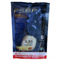 G&G Armament PSBP 3000 rounds BBs (0.25 Gr) - 