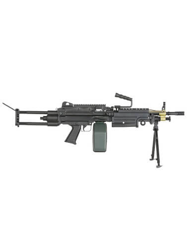 A&K Minimi M249 AEG métal - Crosse Para