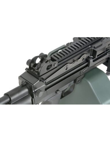 A&K Minimi M249 AEG métal crosse Para - Dark Earth