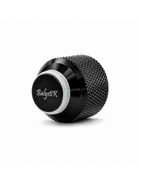 Balystik Bouchon en aluminium CNC pour bouteille HPA avec joints - Black Ops
