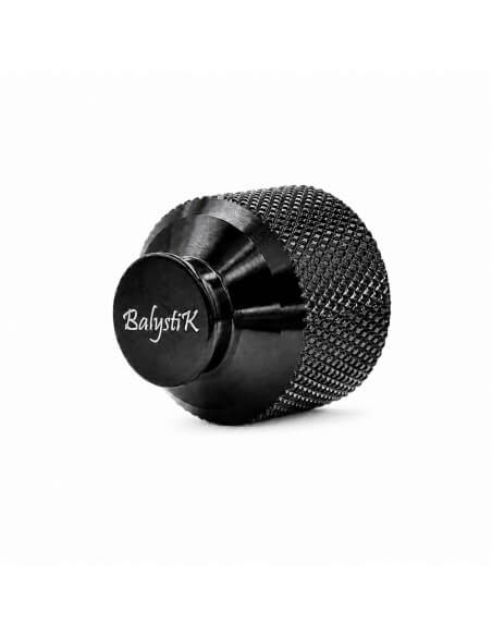 Balystik CNC aluminum cap for HPA tank with O-rings - Black Ops