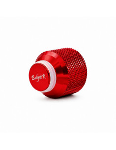 Balystik Bouchon en aluminium CNC pour bouteille HPA avec joints - Inferno Red