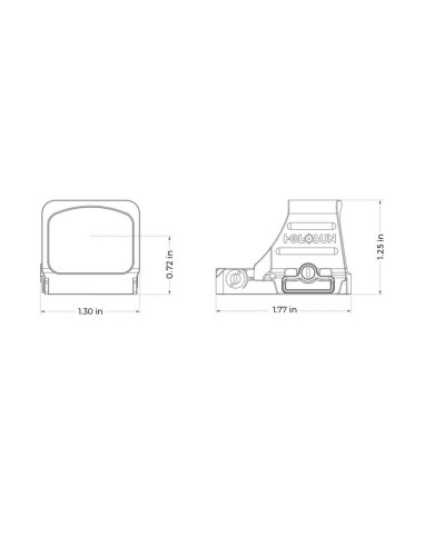 Holosun HS407 Comp 6 MOA Red Dot Sight