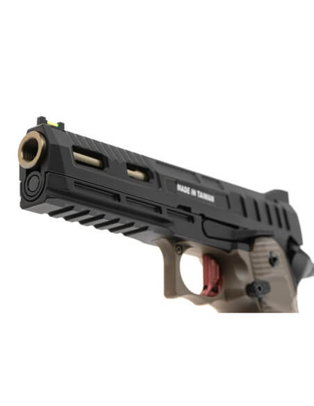 KJ Works KP-19S Full Metal GBB - Noir / Tan