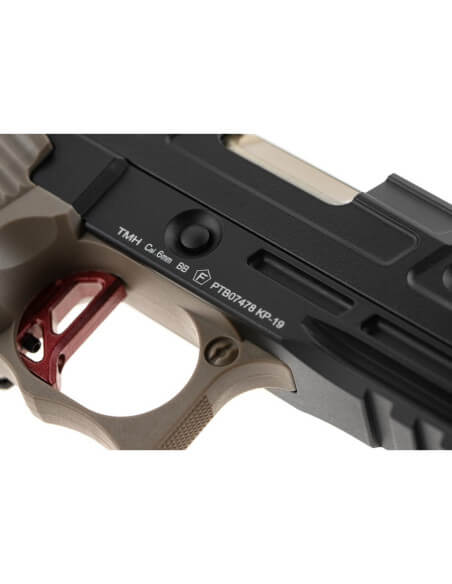 KJ Works KP-19S Full Metal GBB - Noir / Tan