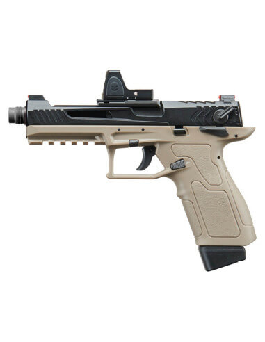 Lancer Tactical LTX Competition FDE / BK with RMR reflex red dot sight