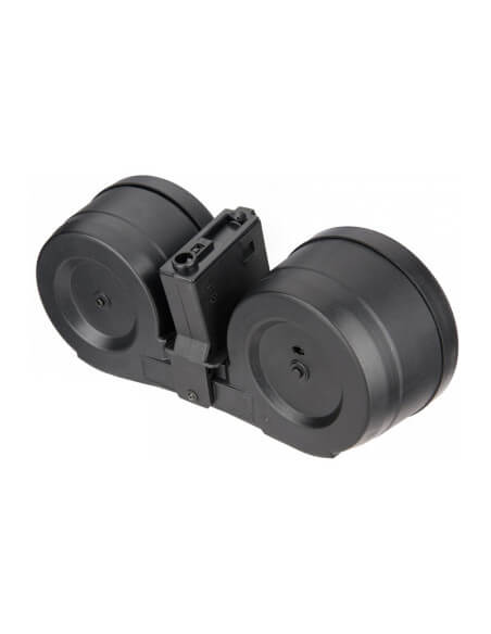 Lancer Tactical Double drum électrique C-Mag M4 - 2500 billes