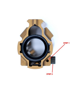 5KU RAHG style KeyMod handguard for HK416 VFC AEG - Tan -  2