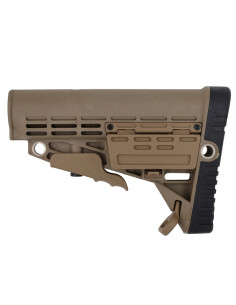 Battleaxe Crosse réglable pour M4 - Tan