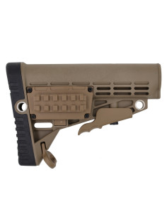 Battleaxe Adjustable stock for M4 - Tan 2