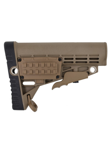 Battleaxe Crosse réglable pour M4 - Tan