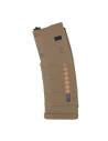 Battleaxe Chargeur Mid-cap 120 billes type PMAG pour M4 AEG Tokyo Marui next gen - Tan