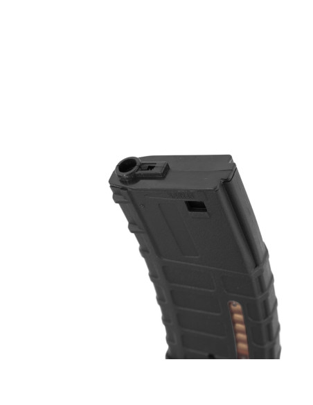 Battleaxe Mid-cap 130bbs PMAG type magazine for M4 AEG - Black