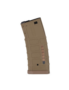 Battleaxe Mid-cap 130bbs PMAG type magazine for M4 AEG - Tan