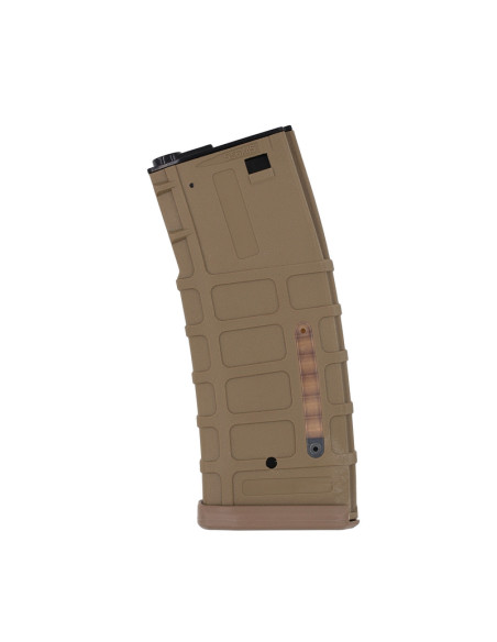 Battleaxe Mid-cap 130bbs PMAG type magazine for M4 AEG - Tan