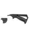 Battleaxe Angled foregrip for 20mm rail with handstop - Black