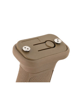 Battleaxe Poignée avant verticale courte QD KeyMod - Tan 2