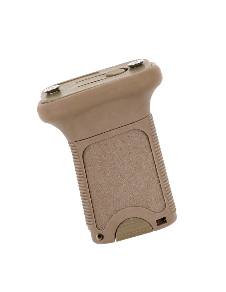 Battleaxe QD KeyMod short vertical foregrip - Tan