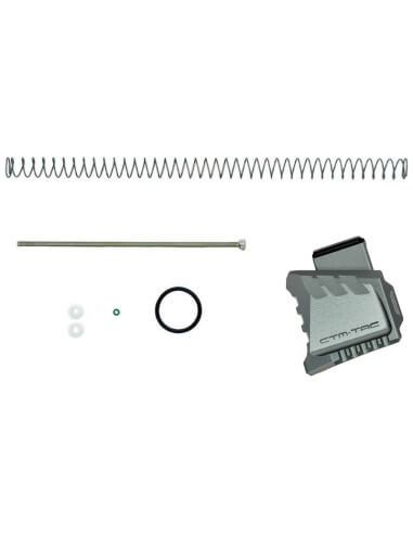 CTM Tactical APEX CNC Magazine extension plate for AAP-01 / Glock - Grey