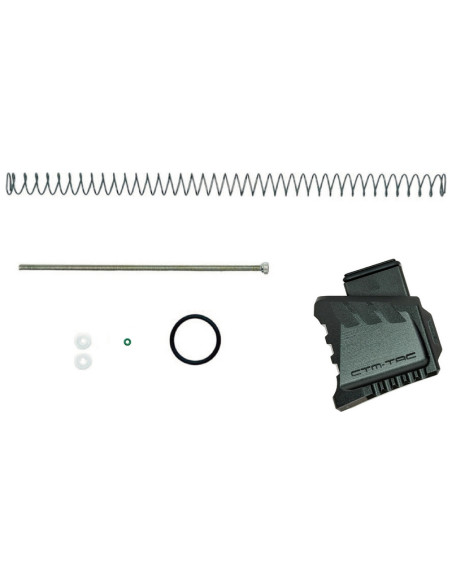 CTM Tactical APEX CNC Magazine extension plate for AAP-01 / Glock - Black