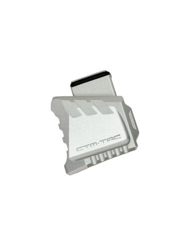 CTM Tactical APEX CNC Magazine extension plate for AAP-01 / Glock - Silver