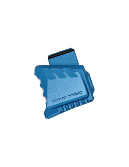 CTM Tactical APEX CNC Magazine extension plate for AAP-01 / Glock - Blue