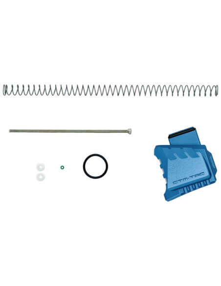 CTM Tactical APEX CNC Magazine extension plate for AAP-01 / Glock - Blue
