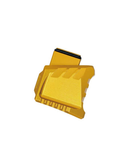 CTM Tactical APEX CNC Magazine extension plate for AAP-01 / Glock - Gold