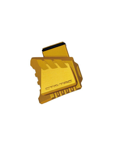 CTM Tactical APEX CNC Magazine extension plate for AAP-01 / Glock - Gold
