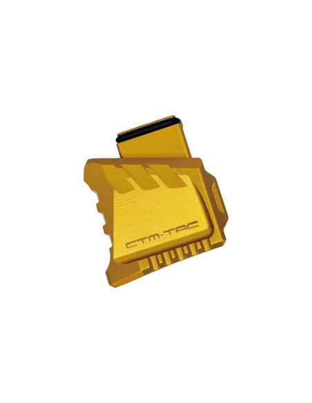 CTM Tactical APEX CNC Magazine extension plate for AAP-01 / Glock - Gold