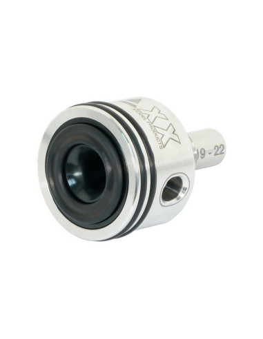 Maxx Model  CNC Stainless Steel Double Air Seal Threaded Cylinder Head - V2 AEG Gearbox (only)