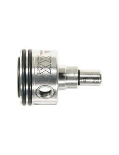 Maxx Model  CNC Stainless Steel Double Air Seal Threaded Cylinder Head - V2 AEG Gearbox (only) 2