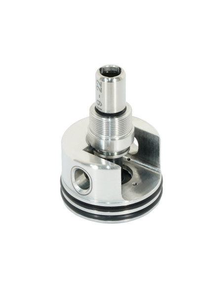 Maxx Model  CNC Stainless Steel Double Air Seal Threaded Cylinder Head - V2 AEG Gearbox (only)