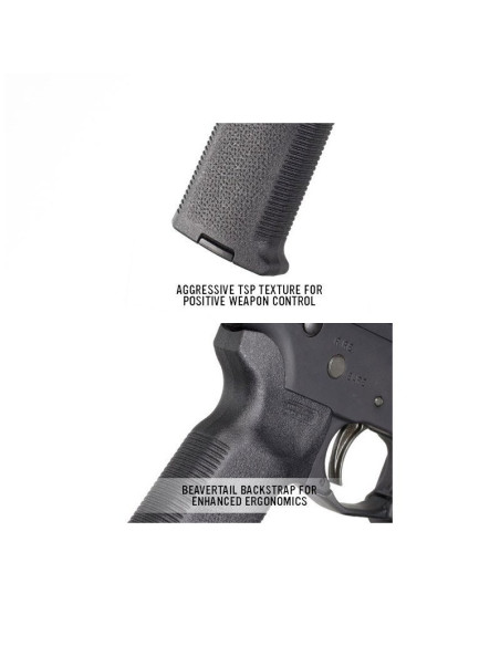 Magpul MOE-K2® Grip – AR15/M4 pour GBBR - Noir