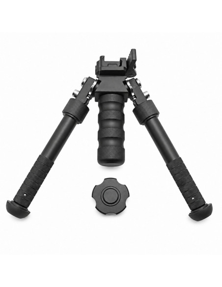 Foyoto Bipied réglable à tête rotative picatinny Quick Detach