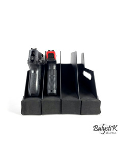 Balystik Rangement en acier pour répliques de poing - 4 Slots 2