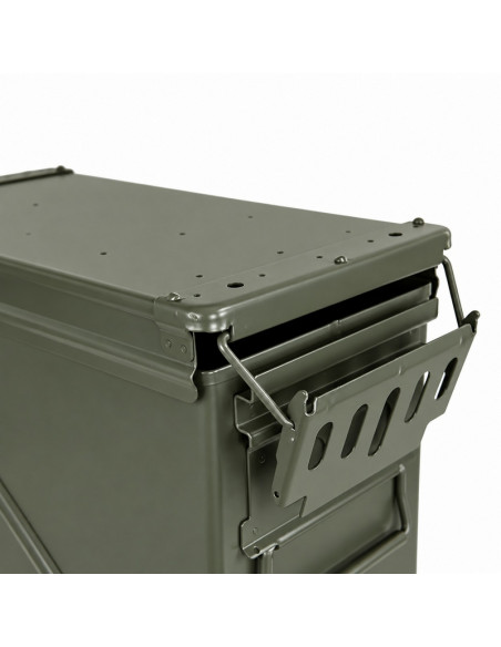 Foyoto Boîte de rangement en acier type ammobox