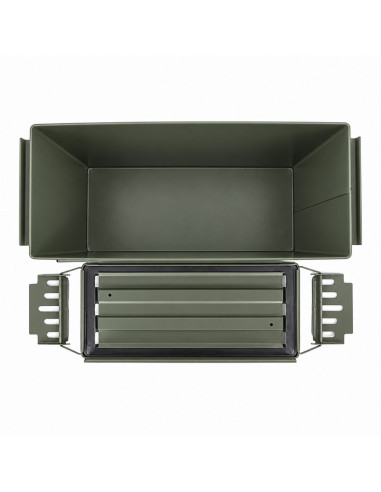 Foyoto Boîte de rangement en acier type ammobox