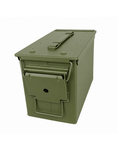 Foyoto Boîte de rangement en acier type ammobox Cal .50