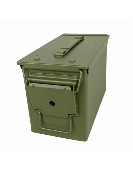 Foyoto Boîte de rangement en acier type ammobox Cal .50