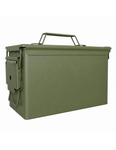 Foyoto Boîte de rangement en acier type ammobox Cal .50