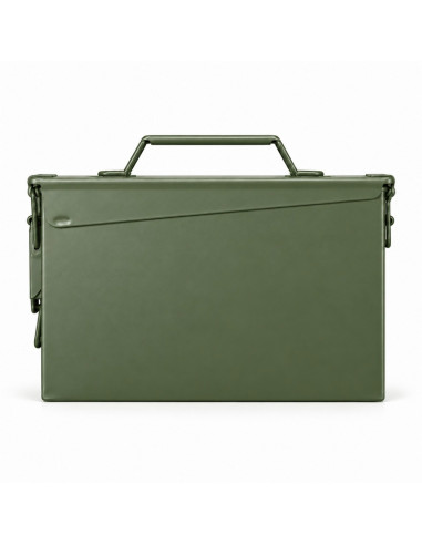 Foyoto Boîte de rangement en acier type ammobox Cal .30