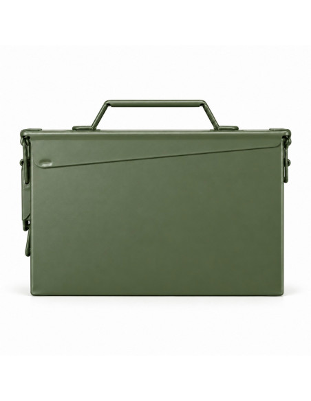 Foyoto Boîte de rangement en acier type ammobox Cal .30