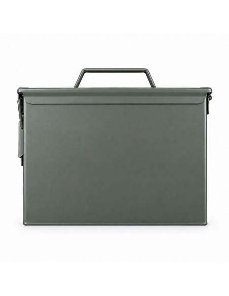 Foyoto Boîte de rangement en acier type ammobox Cal .50