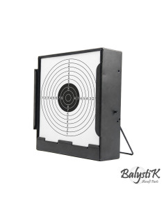 Balystik Metal target with replacement paper target 14*14cm